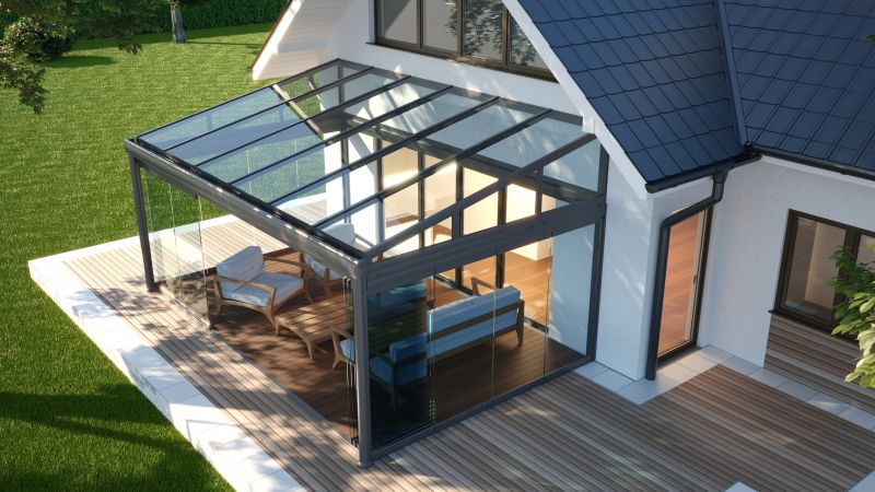 Glass-Enclosed Deck Cover
