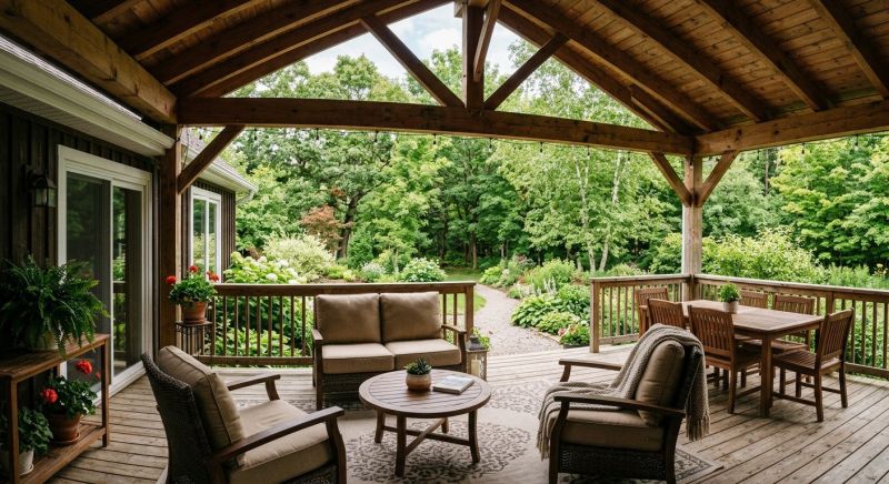Wooden Veranda Construction in Fairfield County, CT