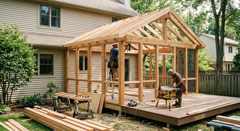 Deck Cover Construction Service